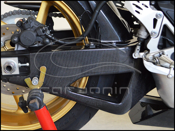 Copri Giogo Adesivo Effetto Carbonio Per Yamaha YZF-R1 (2007-2008) – Protezione Da Graffi E Sporco – Facile Montaggio
