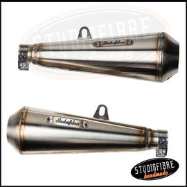 Terminali di scarico CONICO Inox per BMW R collettori corti