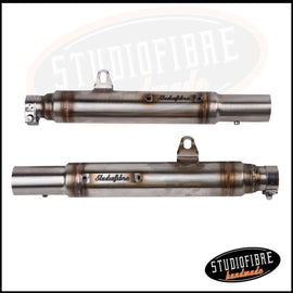 Terminali di scarico CIGARETTE Inox per BMW R collettori originali