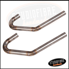 Collettori scarico INOX corti BMW R80/R100 diametro 38mm