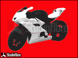 Carena PISTA Completa AVIOFIBRA (Inclusi ganci rapidi) Aggiornamento YAMAHA YZF R6 - 2008-2016 nuovo modello dal 2017-