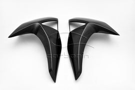 Fianchetti Radiatore CARBONIO KAWASAKI Z1000 - 2007-2009